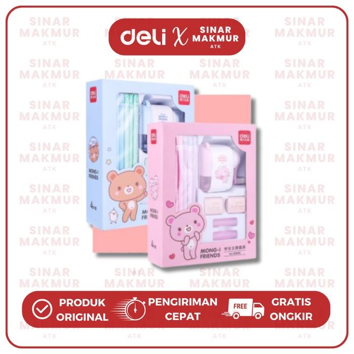 

Product Laris Stationery Set 4 In 1/Paket Alat Tulis/Gift Set Deli 68896 (Set)