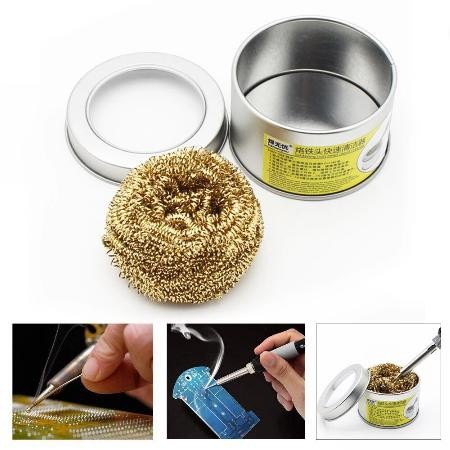 Pembersih Ujung Solder Mata Solder Cleaner 1 Set Kuningan Seut