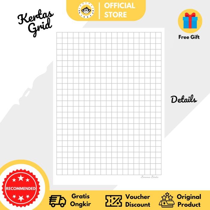

Kertas Loose Leaf Grid, Dotted, Lined A5 & A6