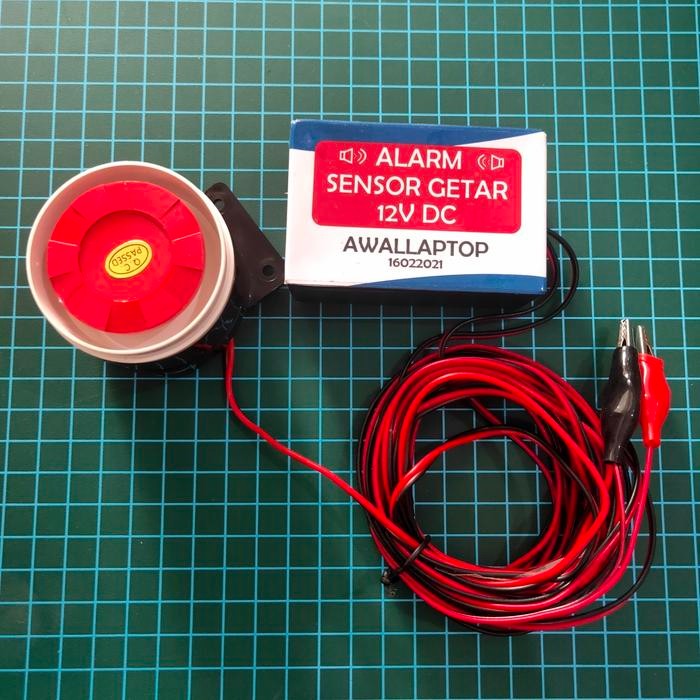 Alarm Sensor Getar 12V 115Db Sirine Alaram Tembok Rumah Walet
