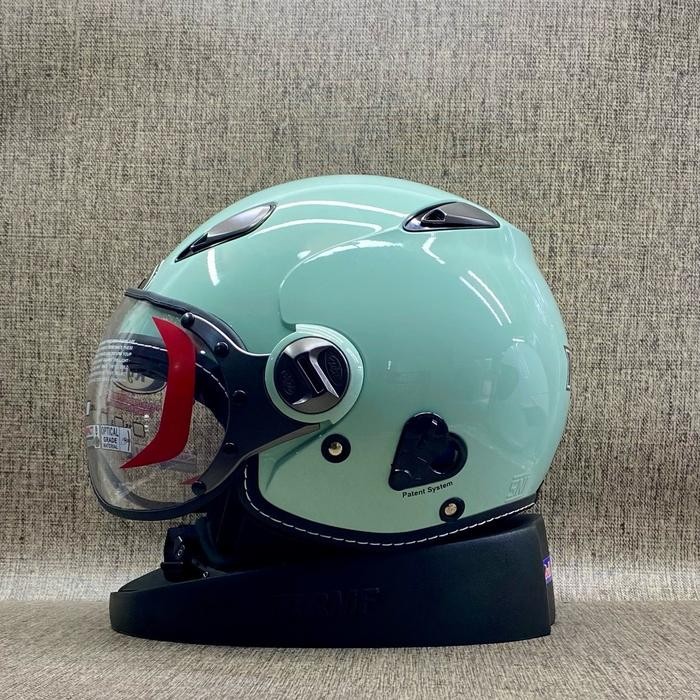 Helm Kyt Elsico Solid - Kyt Helm Retro Terbaru