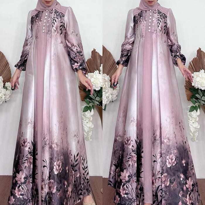 Adiva Dress Diamond Silk Hijab