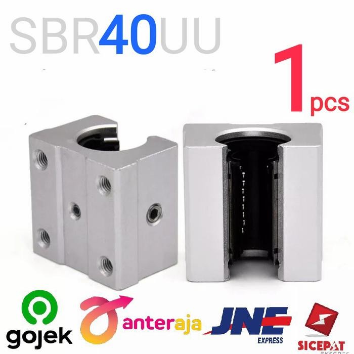 SBR40UU SBR40 SBR 40 UU linear guide bearing block sliding cnc rail Kualitas Premium