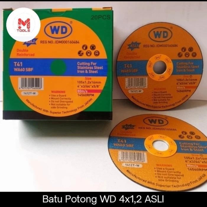 Batu Potong WD 4x1,2 (harga per dus 600 pcs) - WD Batu Gurinda Potong