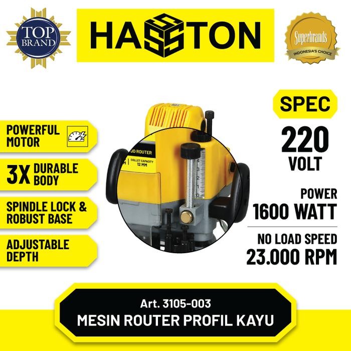 Hasston Mesin Router Kayu / Mesin profil Kayu (3105-003)