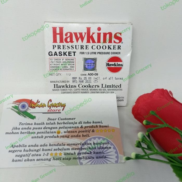 Gasket Pressure Cooker Hawkins #Gratisongkir #Sale #Discount