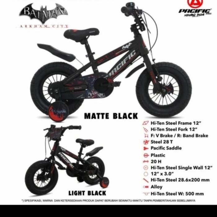 Sepeda Anak Bmx 12 Pacific Batman