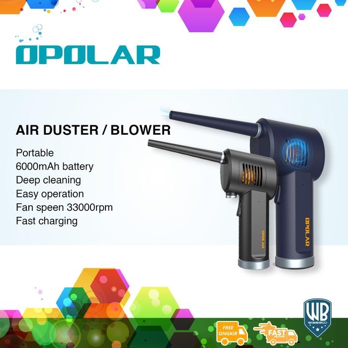 NEW OPOLAR AIR DUSTER/AIR BLOWER PORTABLE/AIR DUSTER BATTERY