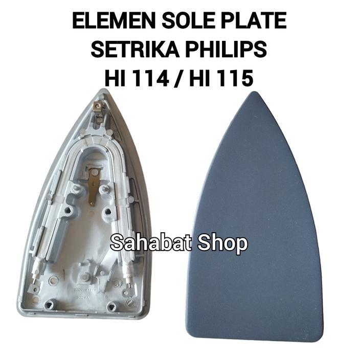 ADA DISINI__ TAPAK ELEMEN SOLE PLATE SETRIKA PHILIPS HI 114 / HI 115