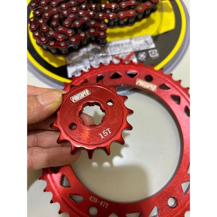 Gear Set Protaper Crf 150 Gir Set Crf 150 Protaper Gir Depan Crf set Rantai & Belakang paket gear
