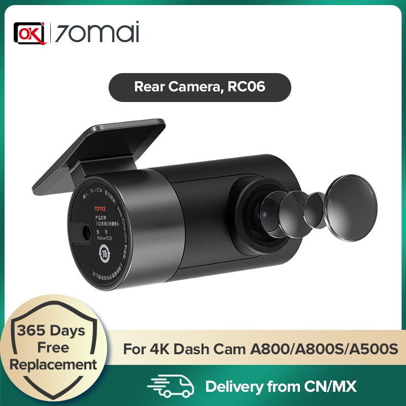 70mai Rear Camera RC06 Full HD 1920x1080 for 70mai A500S,A800, A800S