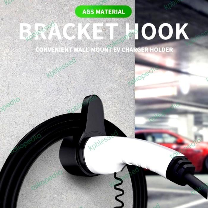 Gantungan Charger Mobil Listrik Type 2 EV Charger Holder Electric Car
