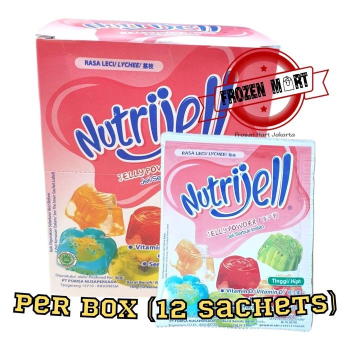 

New NUTRIJELL Leci / Agar Agar Instant / Konnyaku Jelly Powder 15 Gr