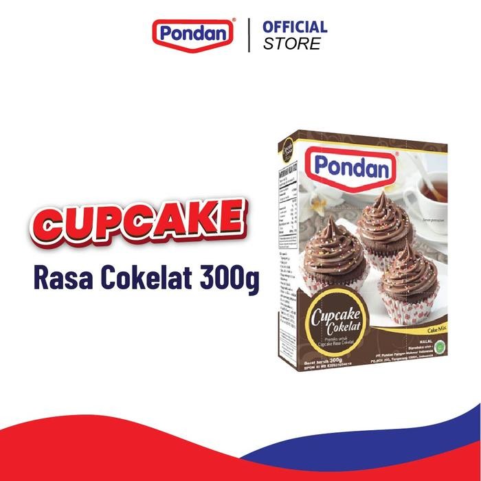 

New Pondan Premiks Cupcake Cokelat 300g Tepung Baking