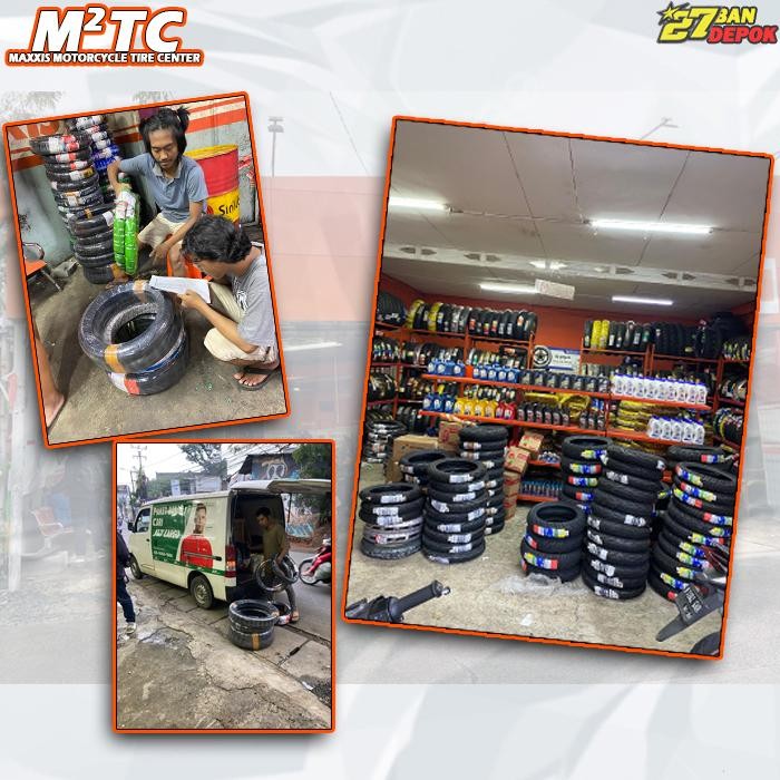 [SEPASANG] Ban Motor Bebek IRC Ecotrax Ring 17 Tubles Ban Motor Tubeless Supra Satria Vixion Ring 17
