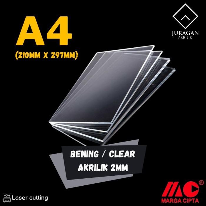 [Expert] Akrilik Bening A4 2mm Marga Cipta