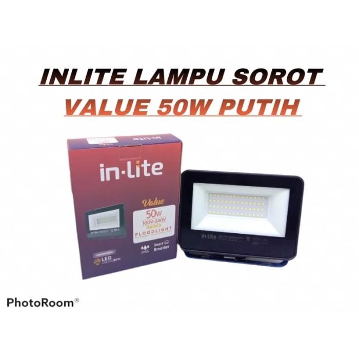 Expert INLITE LAMPU SOROT 50Watt in-Lite LED VALUE Outdoor 50W 50 Watt