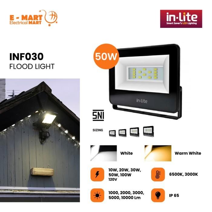 [Expert] INLITE LAMPU SOROT 50Watt in-Lite LED VALUE Outdoor 50W 50 Watt