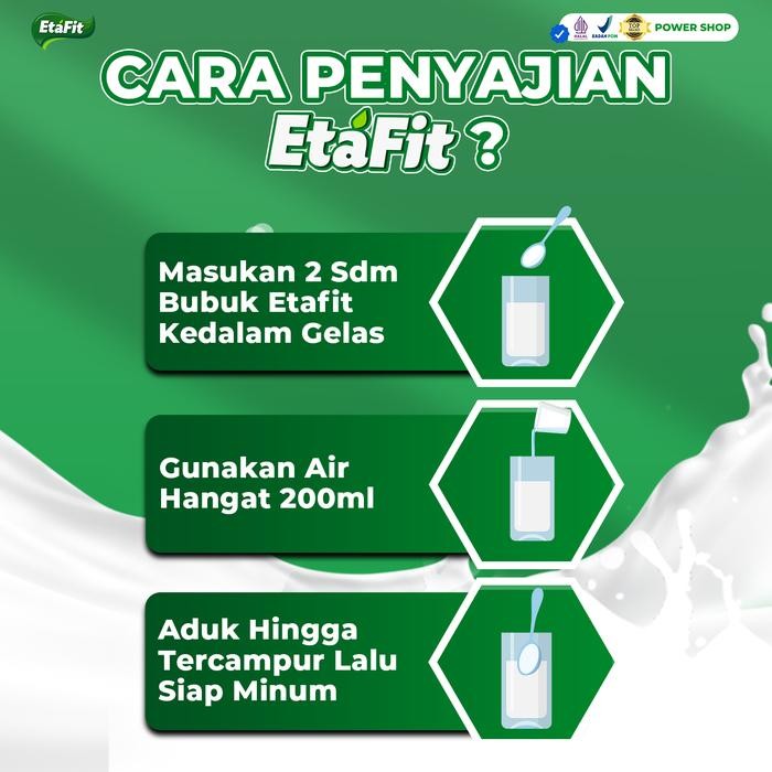 

Etafit - 1 Box - Solusi Asma & Pneumonia - Susu Kambing Etawa Bubuk Asli 100% Murni Original - Bahan