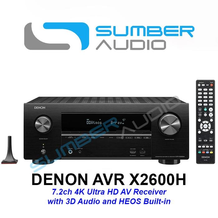 Denon Avrx2600H 7.2 Av Receiver Home Theater Dolby Atmos Avr X2600H