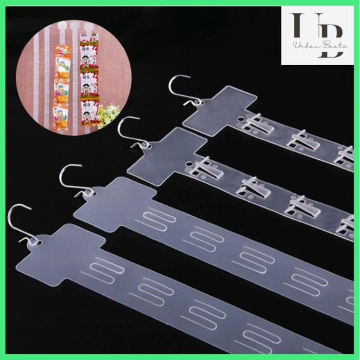 1pcs klip strip display snack Display makanan Display gantung