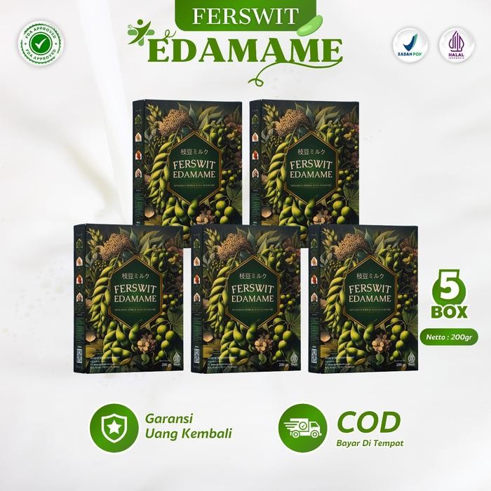 

Barbara.storee Ferswit Susu Edamame Jepang 100% Asli Paket 5 Box Untuk Nyeri Sendih & Asam Urat