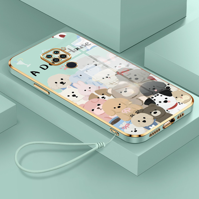 Casing Hp Untuk Xiaomi Redmi Note 9 Note 9s Note 9 Pro Case Boneka binatang Kasing Softcase mata Kes