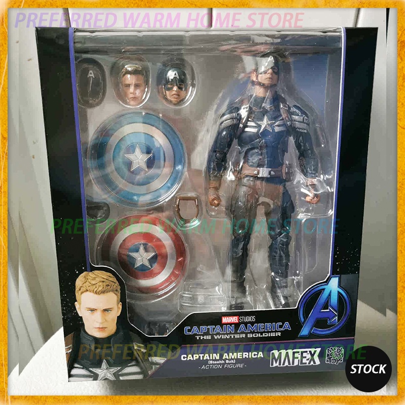 NWK MAFEX No.202 Captain America 2 Stealth Suit Action Collection Figures Model Toys Captain America