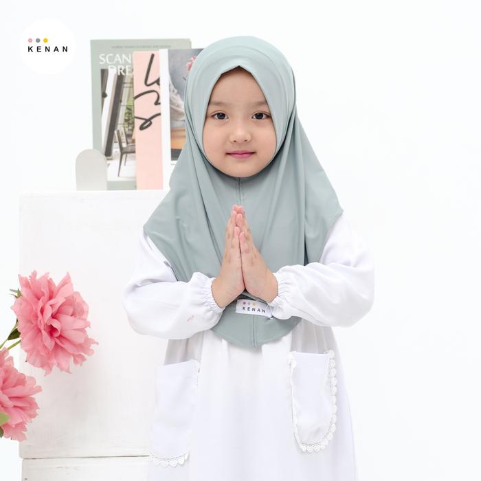 KENAN - Hijab Anak (MARSHA INSTAN) Bergo Nonped matt Jersey