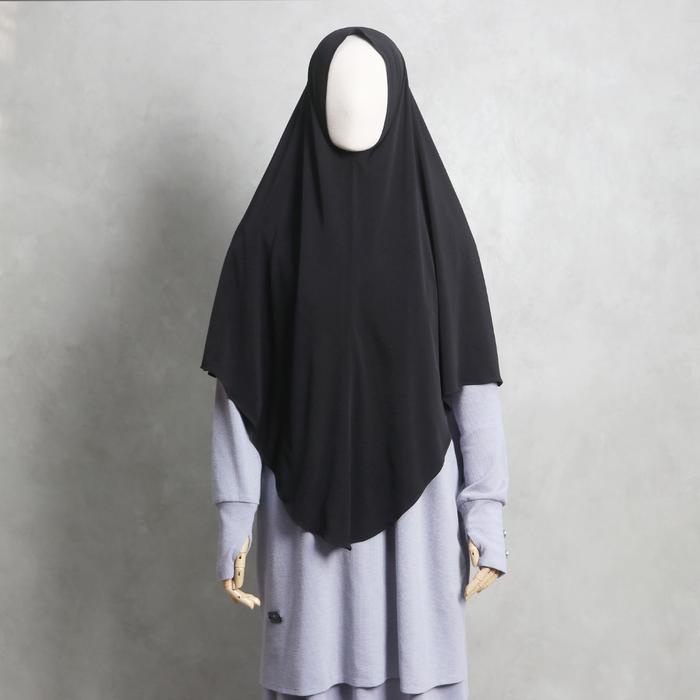 Nusseyba Activewear - Ataya Khimar - Hijab Instan Jersey - Kerudung Olahraga Syari - Bergo Muslim -