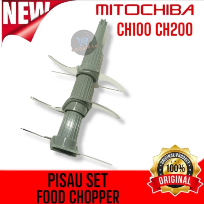 Mitochiba CH 100 CH200 food choper Spare Part pisau pendek panjang
