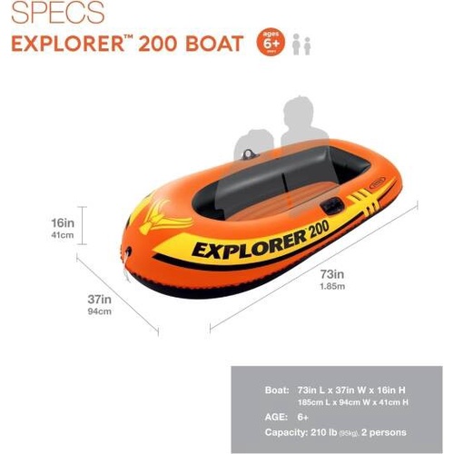 DKA_ Intex 58330 Perahu Explorer 200 Boat / Perahu Karet