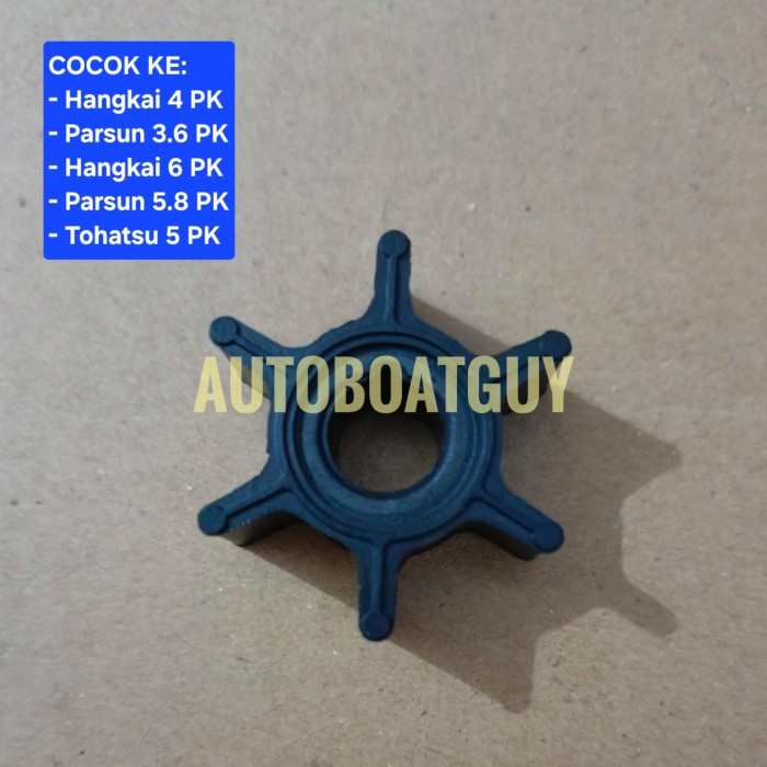 Impeller / Wayer Hangkai 4 & 6 PK (Cocok ke Tohatsu, Mercury Parsun)