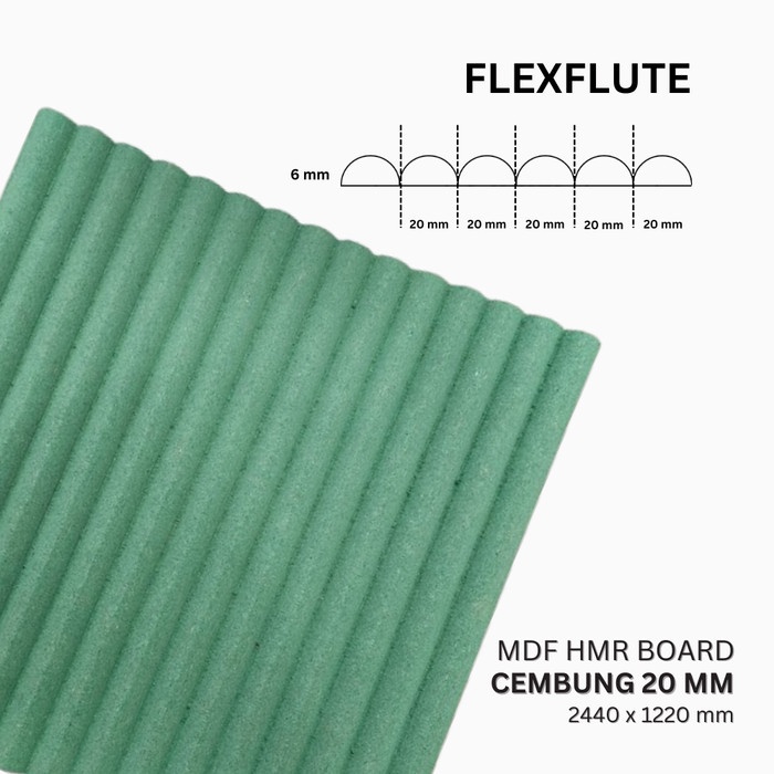 Flexible Fluted Wall Panel Hiasan Dinding Cekung Cembung Lurus