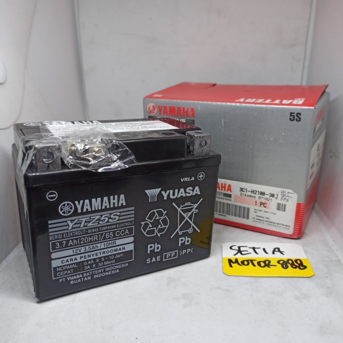 AKI YAMAHA YUASA YTZ5S MIO J MIO M3 VIXION BEAT VARIO ORIGINAL 100%
