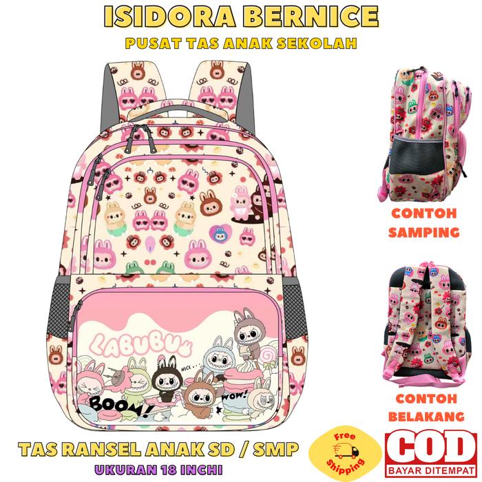 TAS RANSEL ANAK PEREMPUAN SD REMAJA BTS BT21 KODE 859