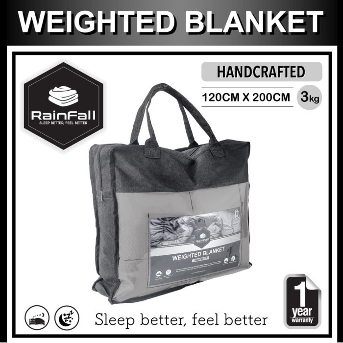 Rainfall 3 Kg Heavy Weighted Blanket Selimut Berat