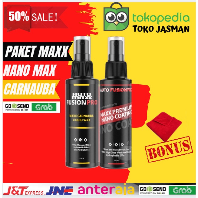 Paket 2 Botol Premium Nano Dan Carnauba Original Automaxx Fusionpro