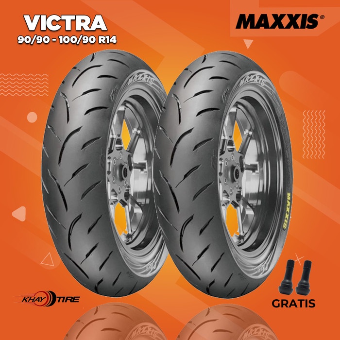 Paket Ban Motor Yamaha Lexi - Maxxis Victra 90/90-14 & 100/90-14