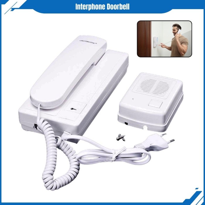 Interphone doorbell speaker bel dan telpon komunikasi antar ruangan