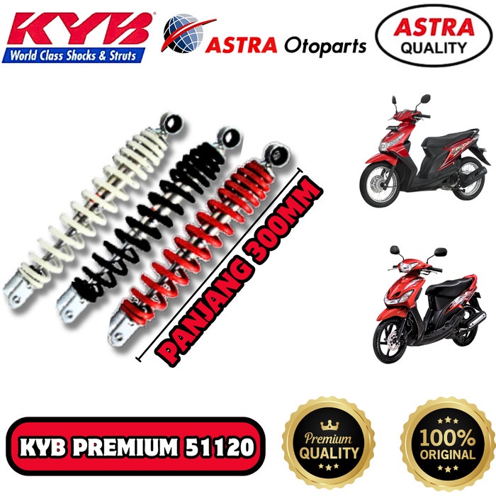 SHOCK BREAKER YAMAHA MIO SPORTY MIO SMILE FINO XEON KYB KAYABA 51120
