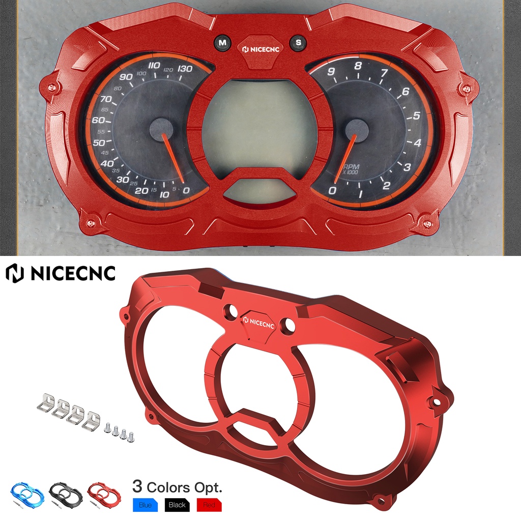 TOEL UTV X3 Maverick Dash Bezel For Can-Am Maverick X3 Max R 4x4 Turbo DPS UTV Accessories 6061-Alum