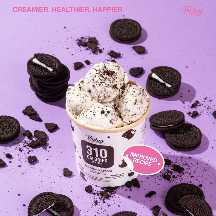 

COOKIES AND CREAM PINT (473ML) KODE 1177