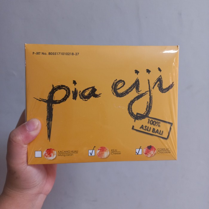 

PIA EIJI MIX COKLAT KEJU ISI 8PCS ASLI BALI KHAS INDONESIA KODE 333