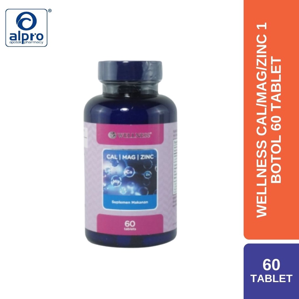 Wellness Calcium/Magnesium/Zinc 60S