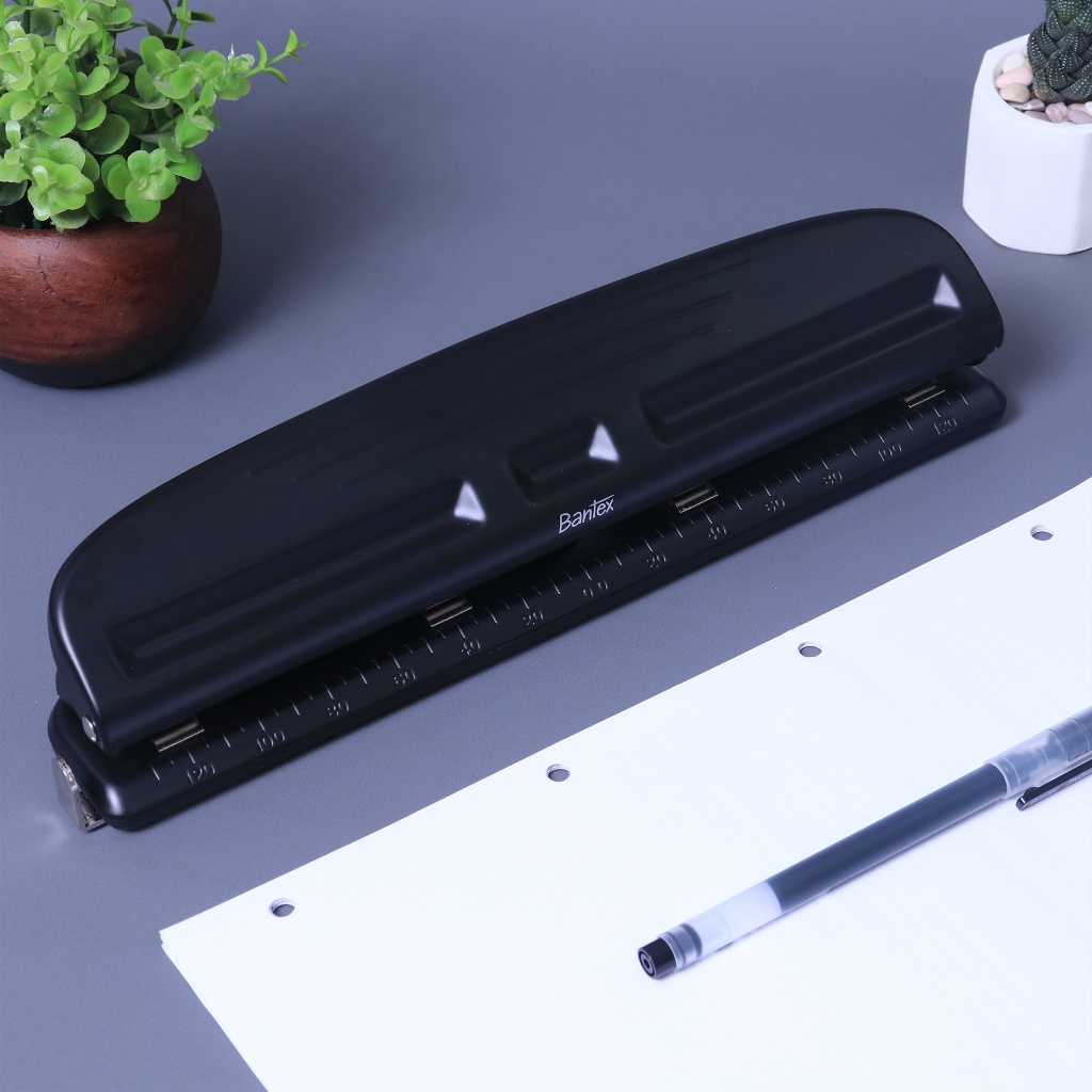 

[Pelangi Stationery] BANTEX Pembolong Kertas Perforator Punch 4 Lubang 10