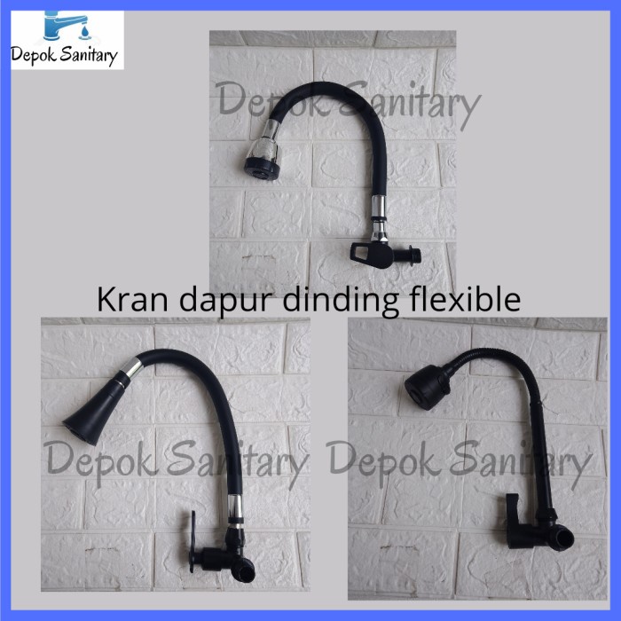 Paloma - Kran Angsa Flexible / Kran Dapur Dinding Angsa Flexible