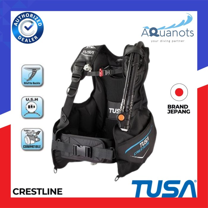 PROMO Tusa Bcd Crestline BC0603B Alat Diving
