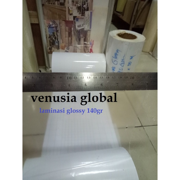 

Bahan Laminasi GLOSSY 140Gsm A3 31cm x 45m - Roll