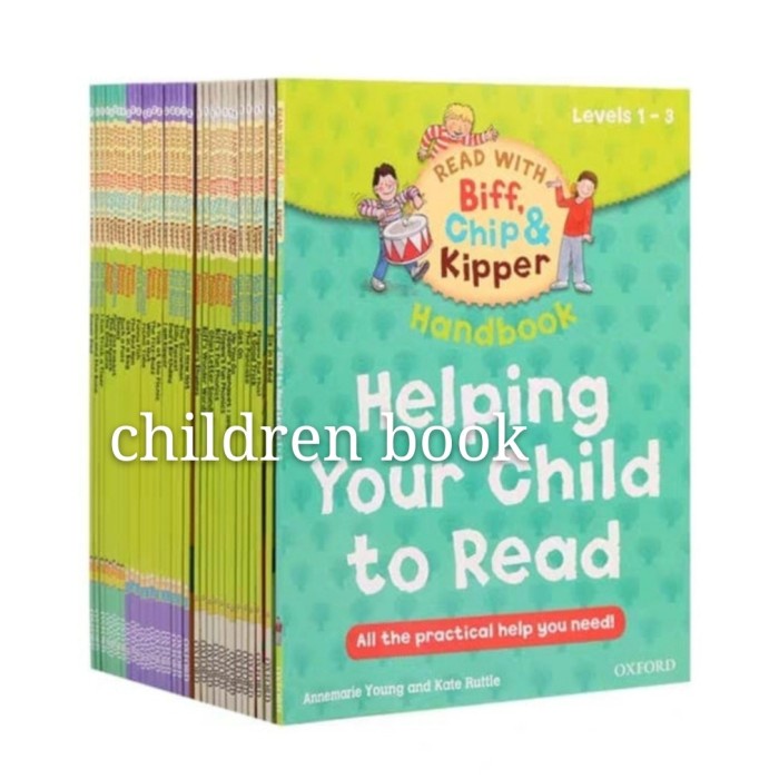 

TERBARU Oxford Helping your child to read Level 1 - 3 Biff Chip & kipper